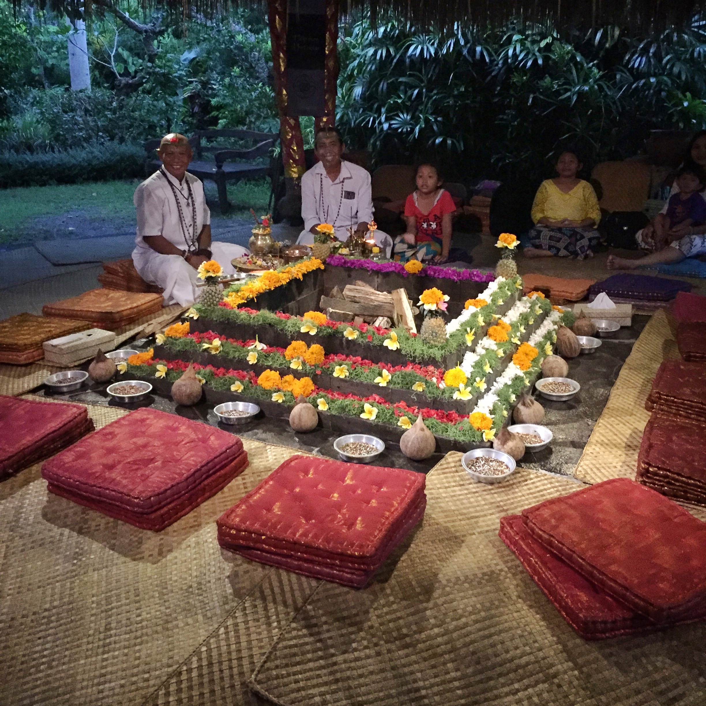 Healing fire ceremony | EAT.PRAY.MOVE Yoga | Bali, Indonesia