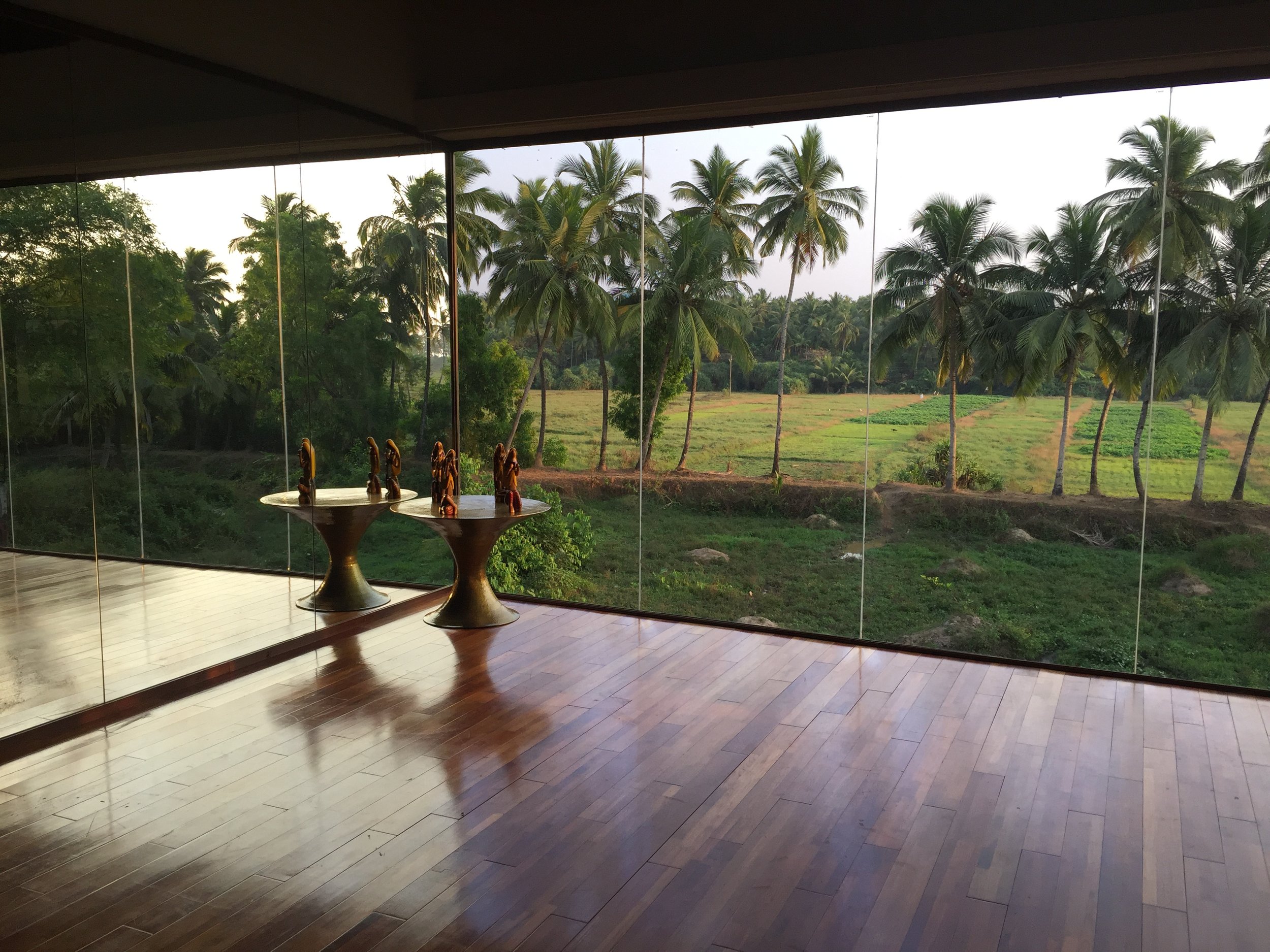 Stunning yoga studio views | EAT.PRAY.MOVE Retreats | Goa, India