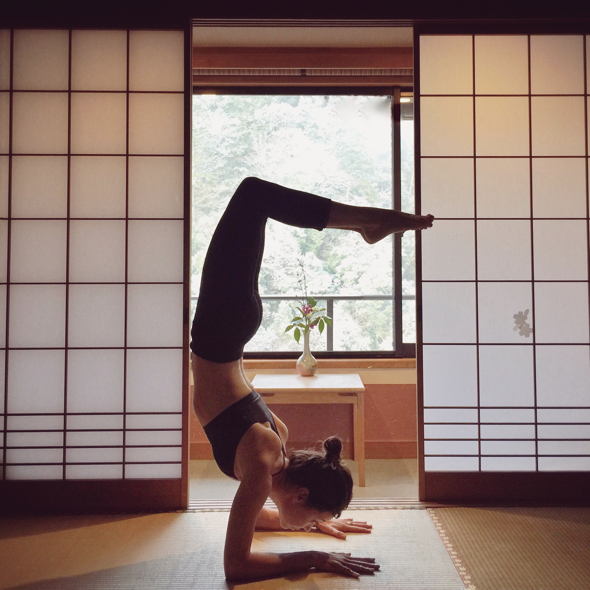 Yoga in a zen space | EAT.PRAY.MOVE Yoga Retreats | Kyoto, Japan