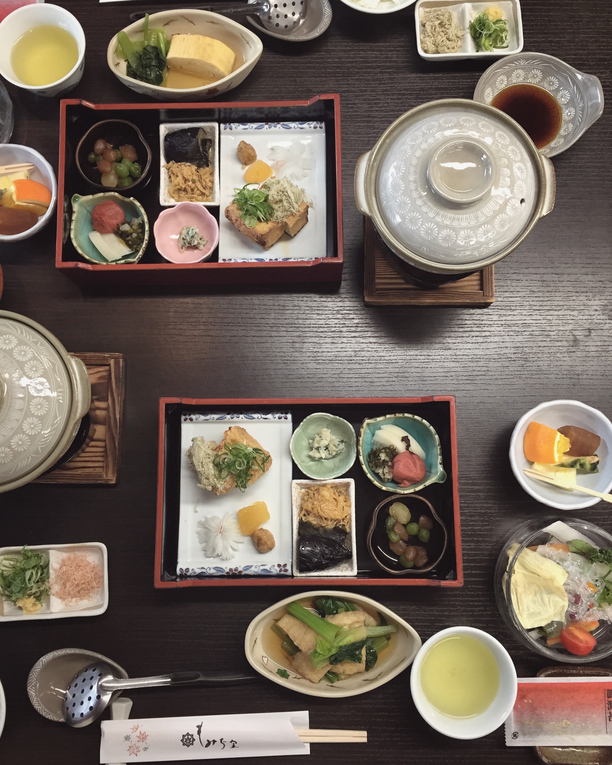 Traditional bento style meals | EAT.PRAY.MOVE Yoga | Kyoto, Japan