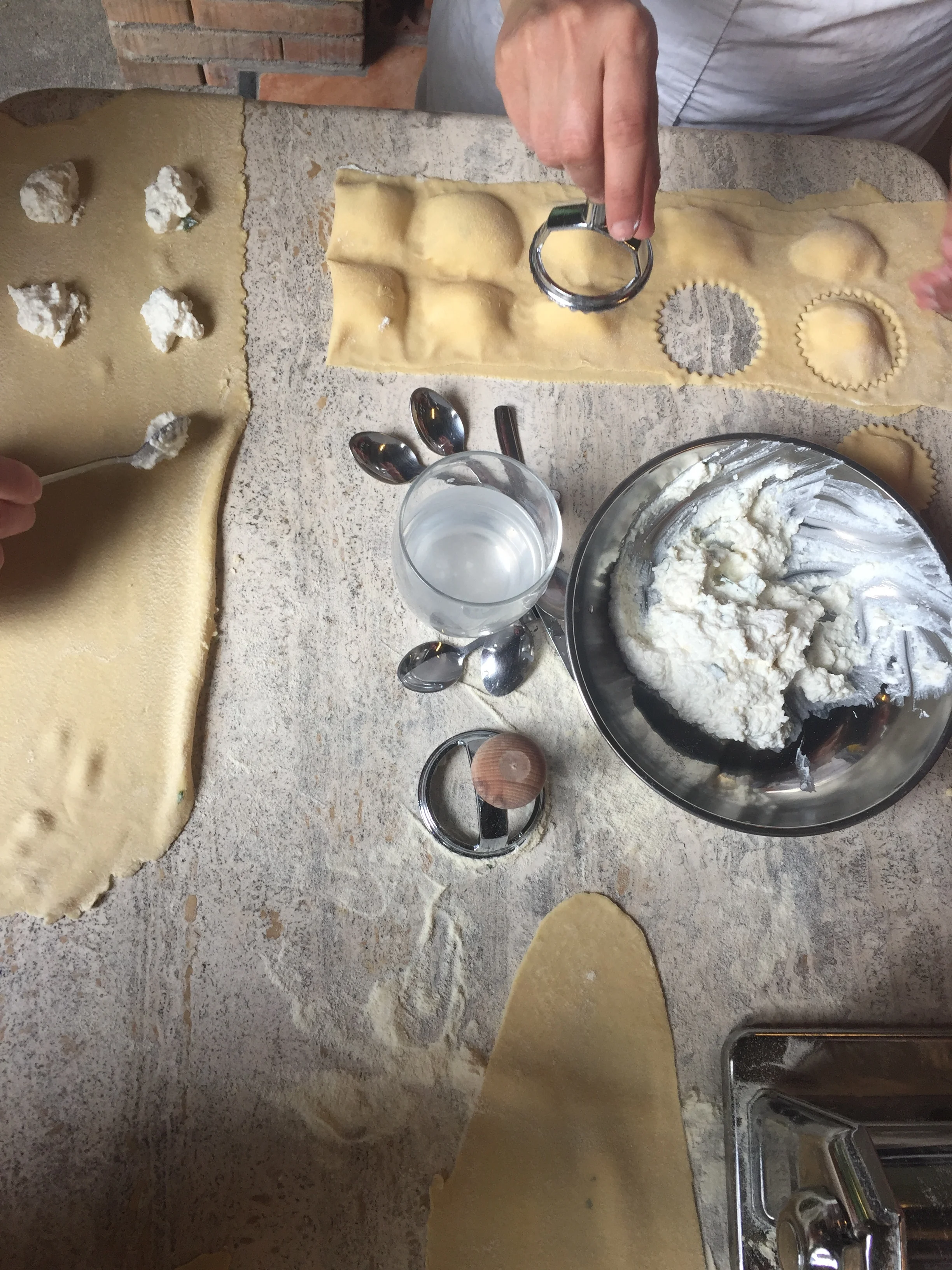 Making ravioli EAT.PRAY.MOVE Yoga Retreats | Amalfi Coast, Italy