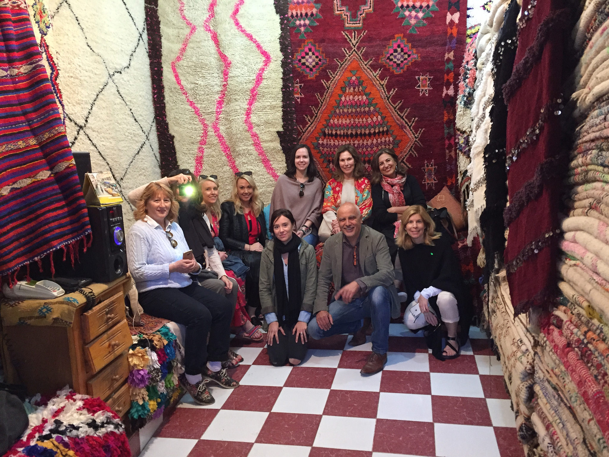 Rug Shop in the Marrakech Souks  | EAT.PRAY.MOVE Yoga Retreat | Marrakesh, Morocco