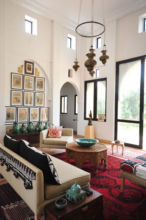 Medina Pavilion Gathering Room Peacock Pavilions | EAT.PRAY.MOVE Yoga Retreat | Marrakesh, Morocco