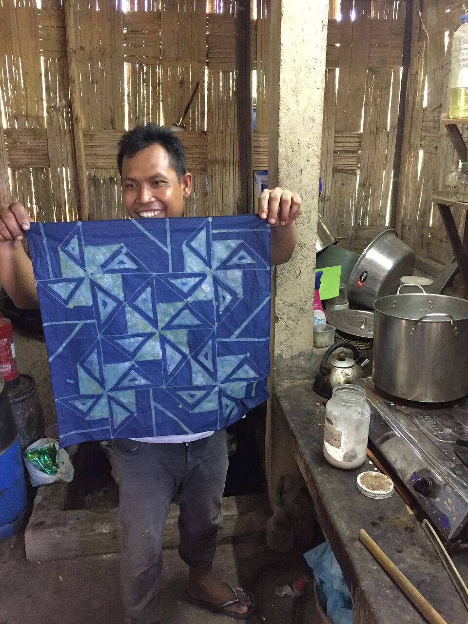 finished batik | Threads of Life | give back | EAT.PRAY.MOVE Yoga Retreats | Bali