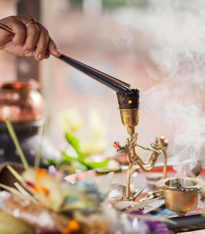 Incense for healing rituals EAT.PRAY.MOVE Yoga Retreats | Bali, Indonesia