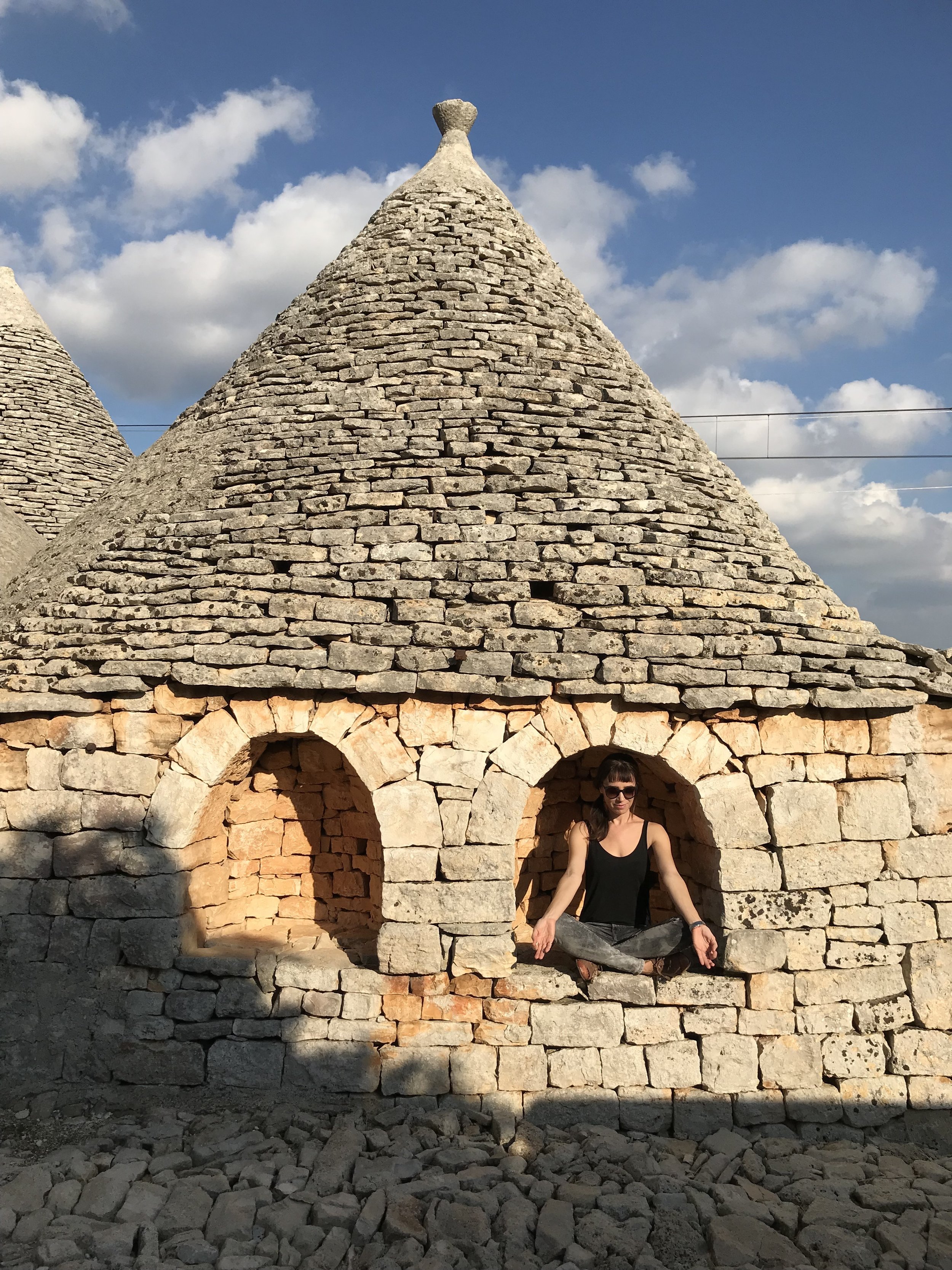 Meditation in the trulli | EAT.PRAY.MOVE Yoga Retreats | Puglia, Italy