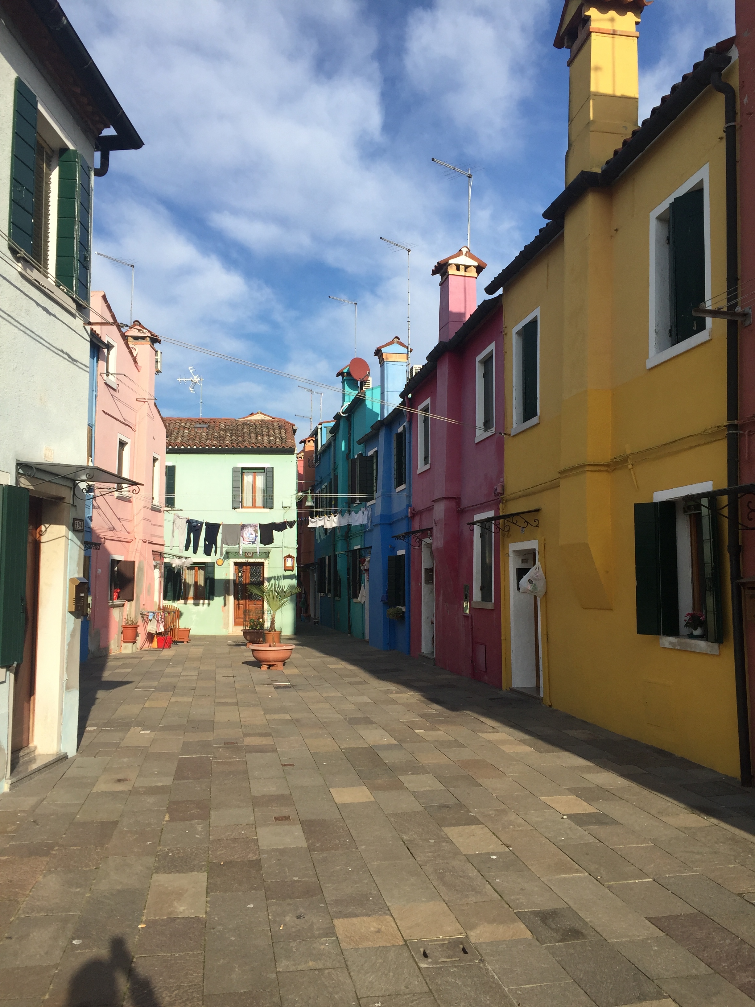 Brightly colored homes | EAT.PRAY.MOVE Yoga | Venice, Italy