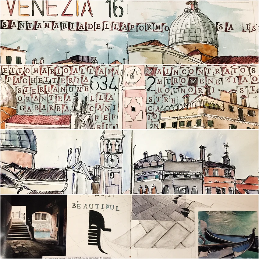 Art from our workshops | EAT.PRAY.MOVE Yoga | Venice, Italy