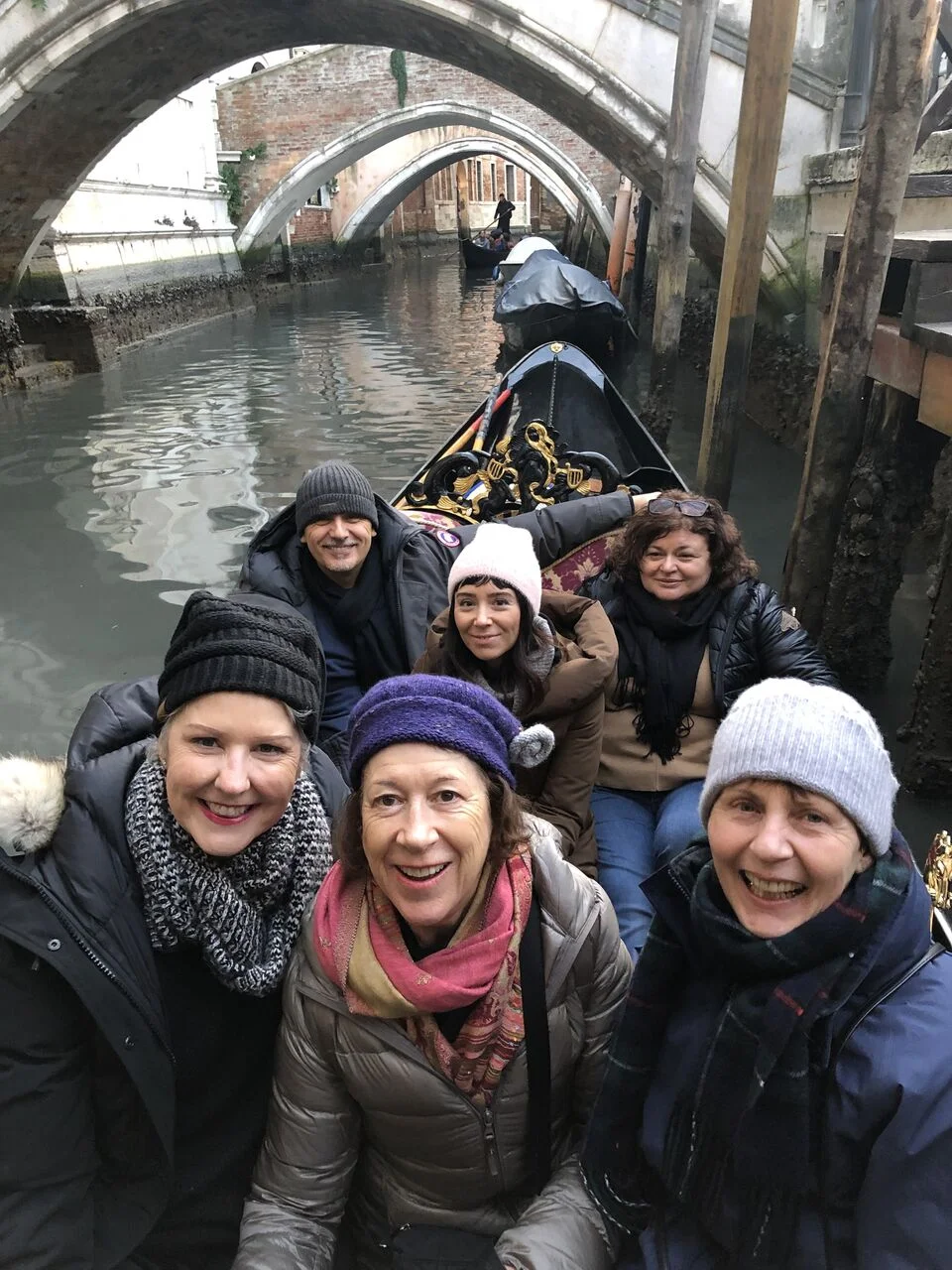 Guests on a gondola
