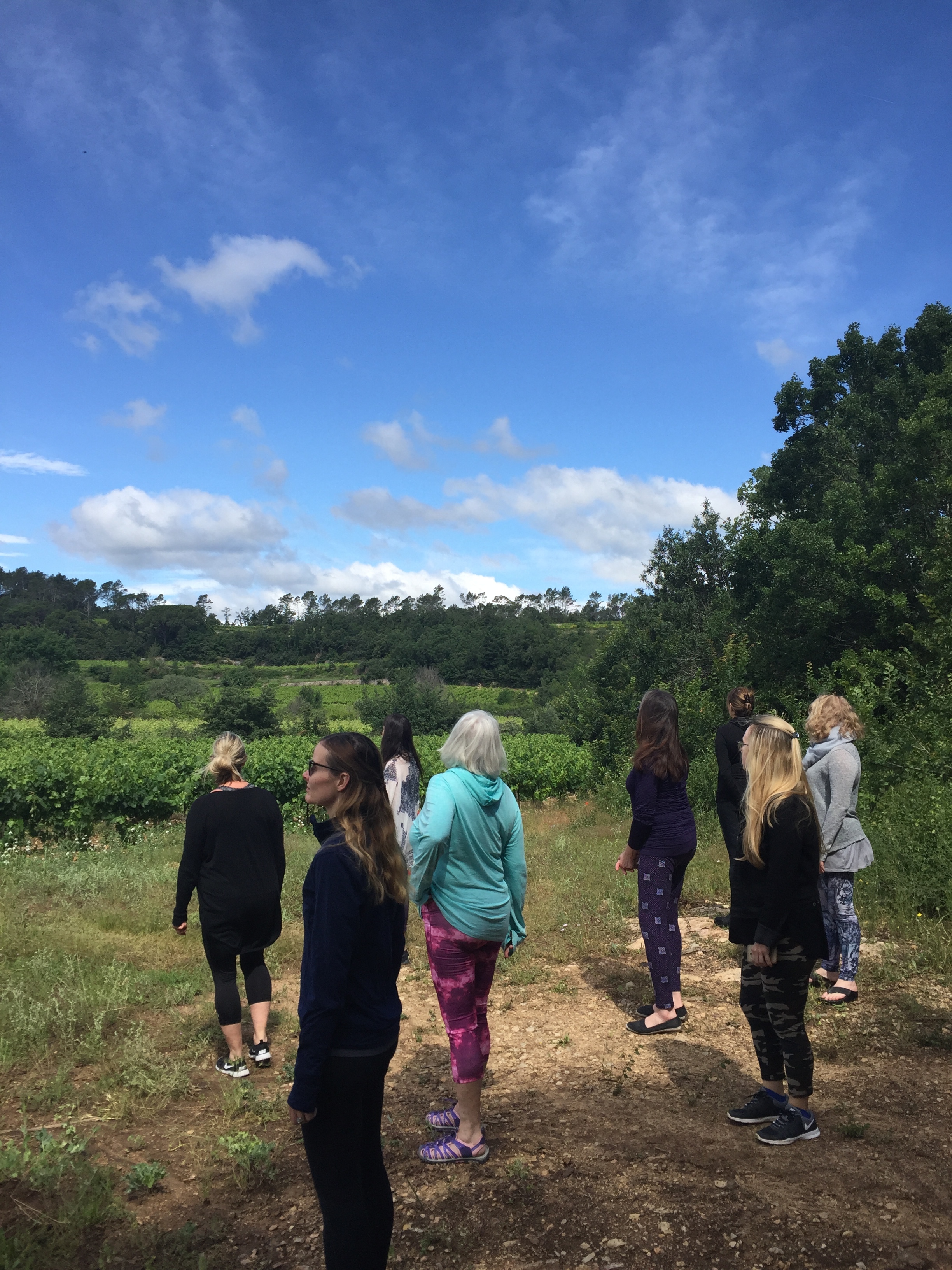 Guests hike on retreat  | EAT.PRAY.MOVE Yoga Retreats | Provence, France