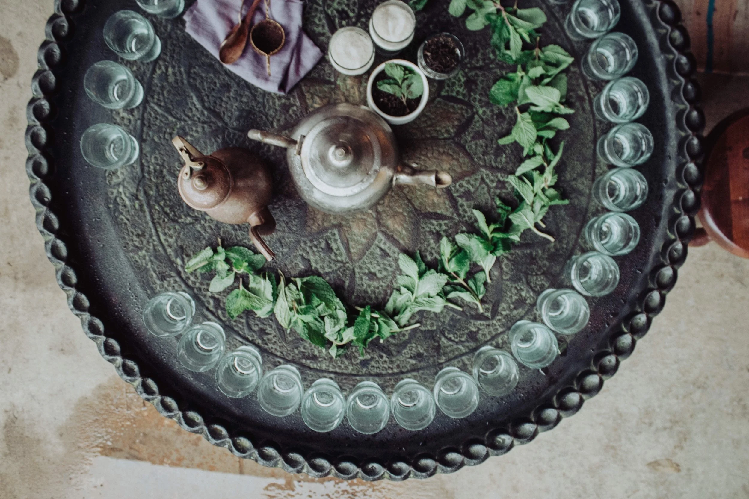 Tea and mint EAT.PRAY.MOVE Yoga Retreats | Marrakesh, Morocco