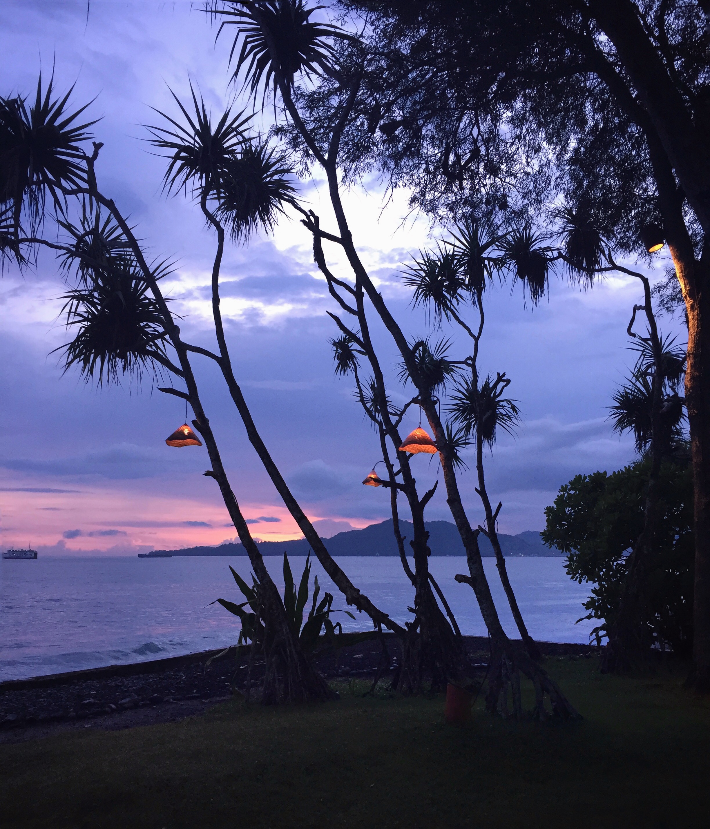 Purple sunset in Bali | EAT.PRAY.MOVE Yoga | Bali, Indonesia