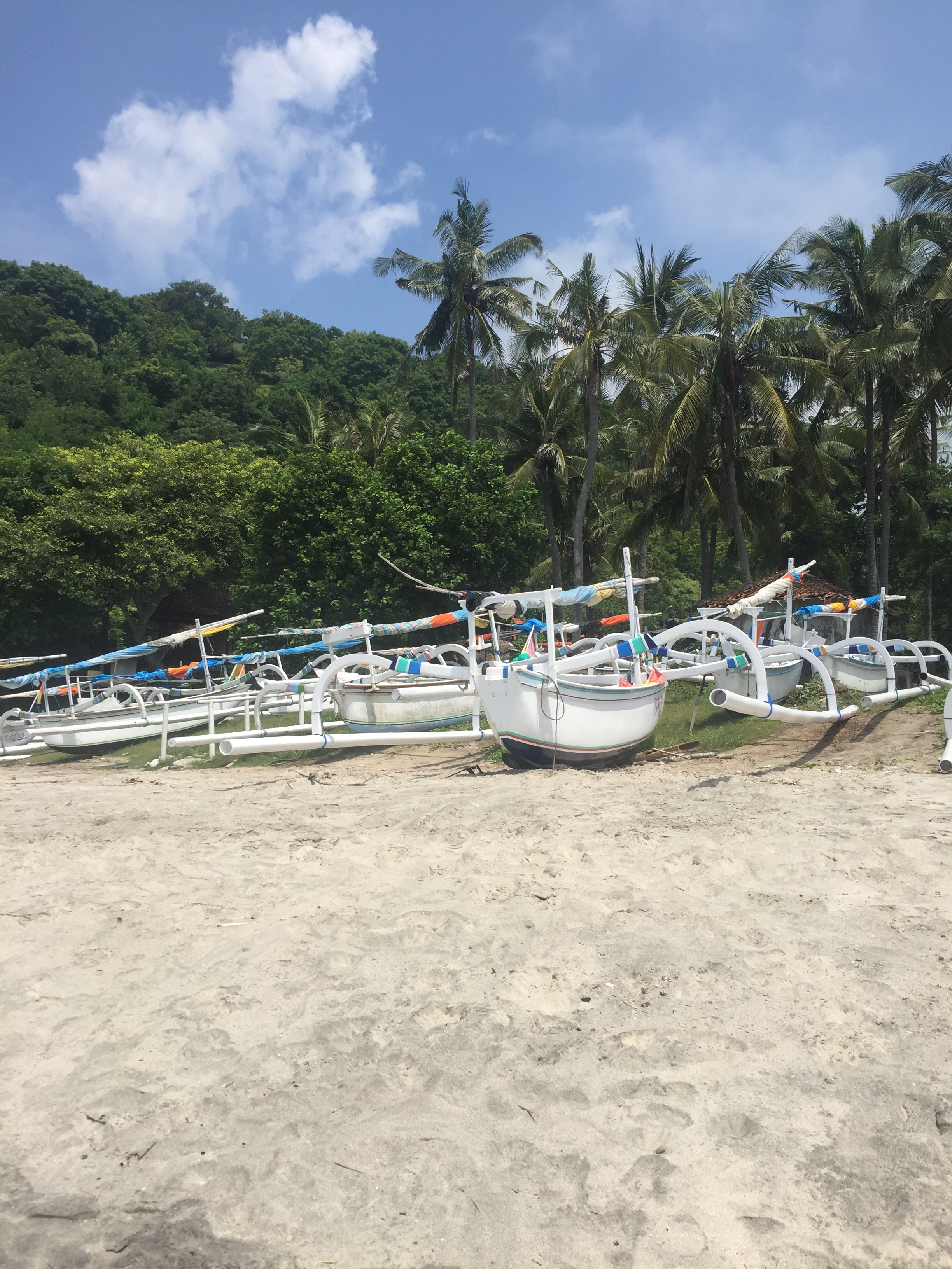 Boats in Manggis | EAT.PRAY.MOVE Yoga | Bali, Indonesia