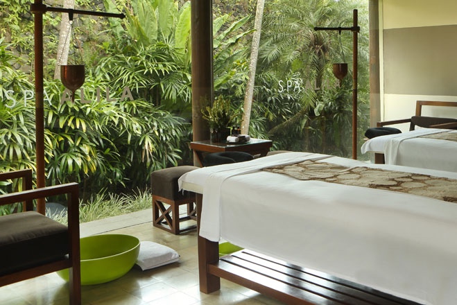 Nature surrounds the massage space | EAT.PRAY.MOVE Yoga | Bali, Indonesia