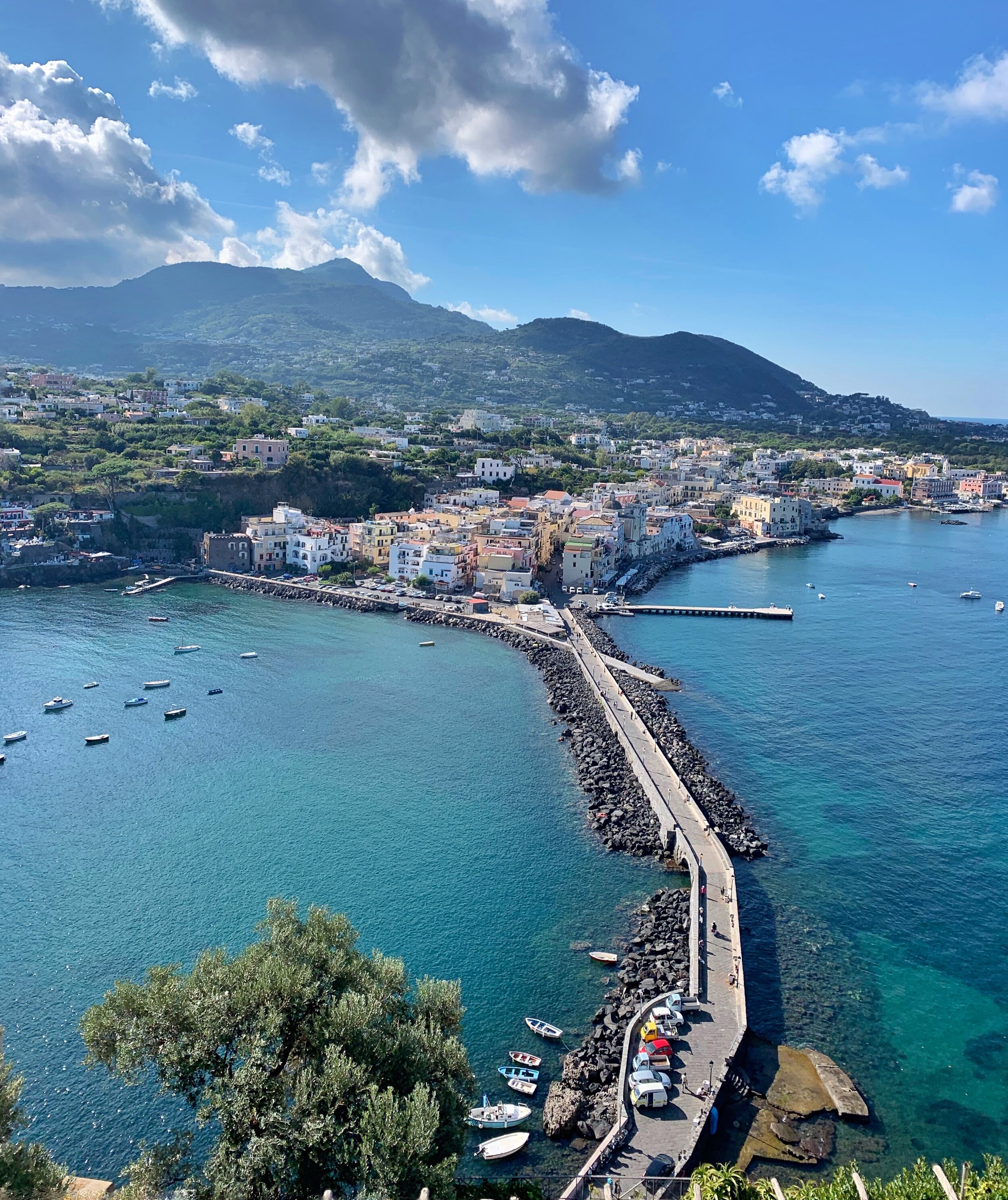 Vibrant turquoise waters seen from the castle | EAT.PRAY.MOVE Yoga Retreats | Ischia, Italy