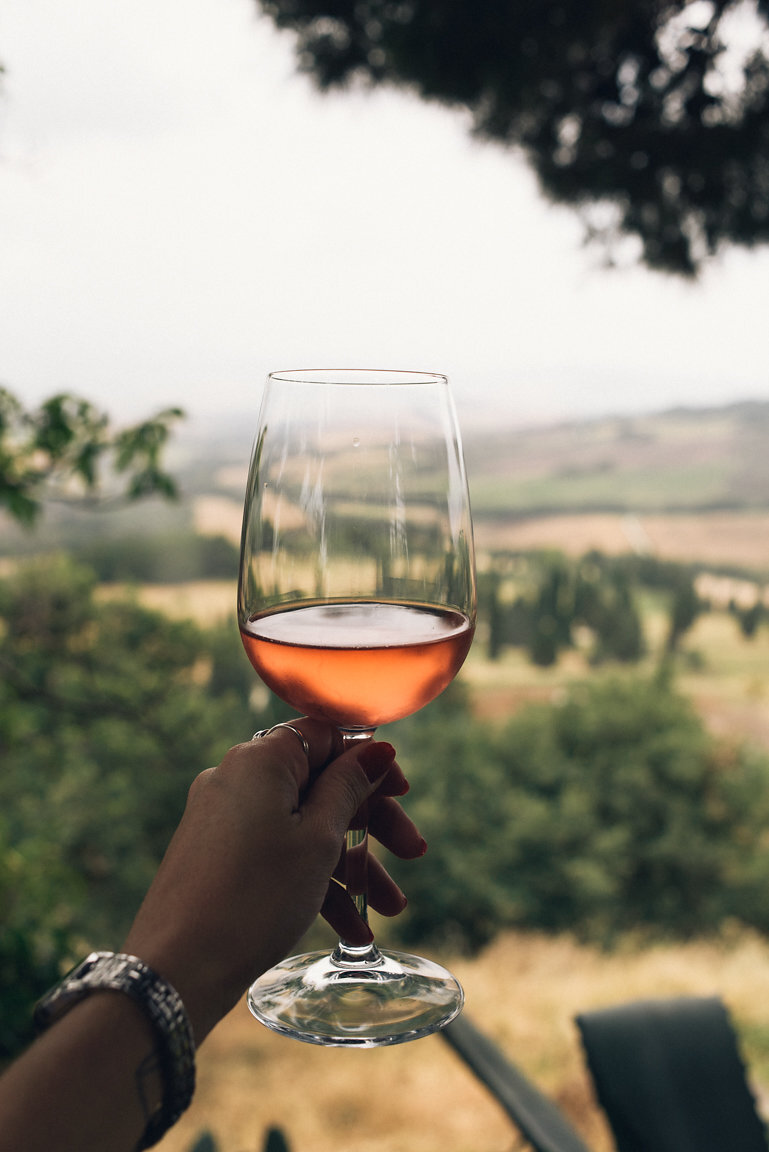 An abundance of Tuscan wine  | EAT.PRAY.MOVE Yoga Retreats | Tuscany, Italy