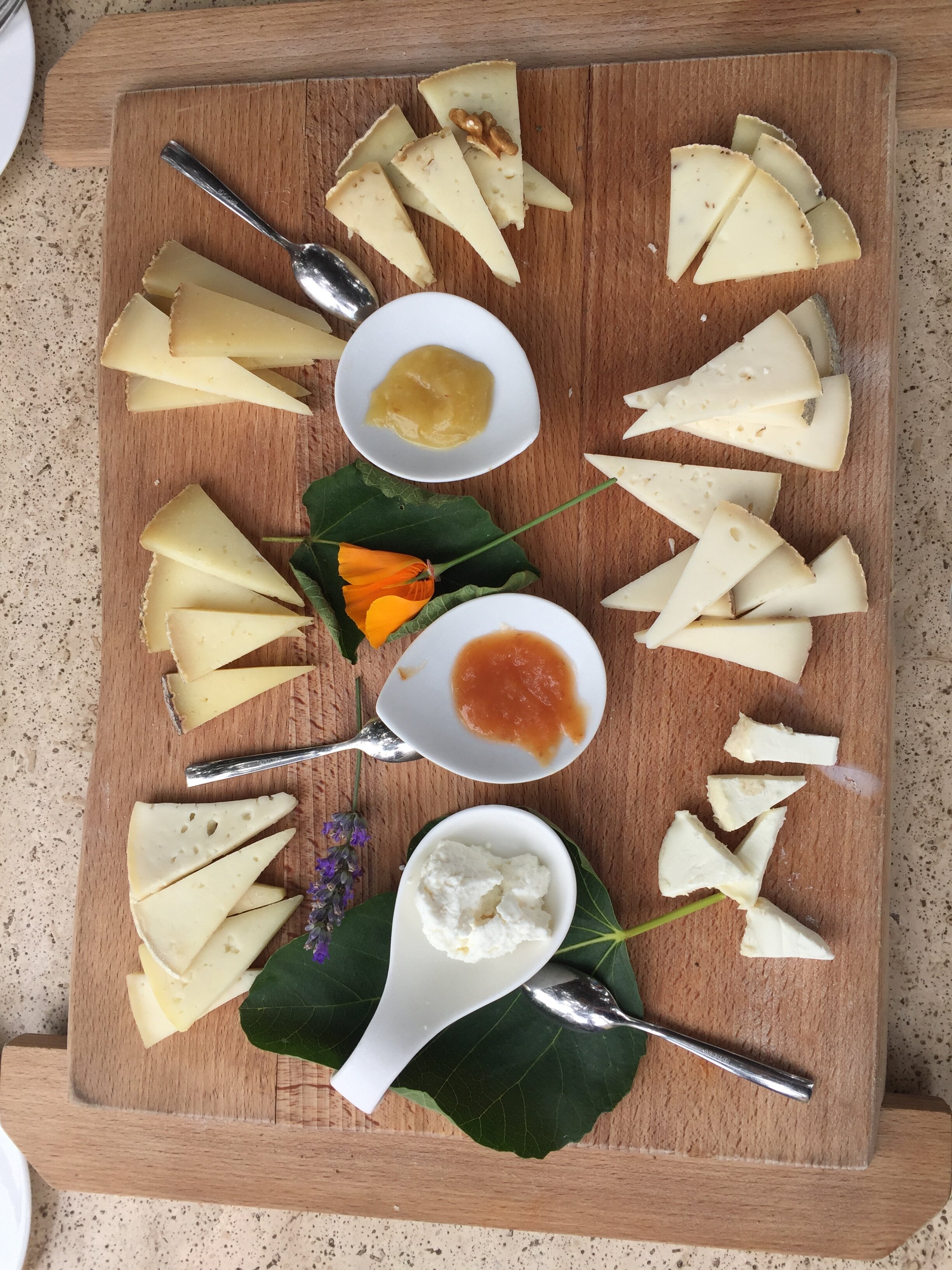 Tasting cheese board  | EAT.PRAY.MOVE Yoga Retreats | Tuscany, Italy