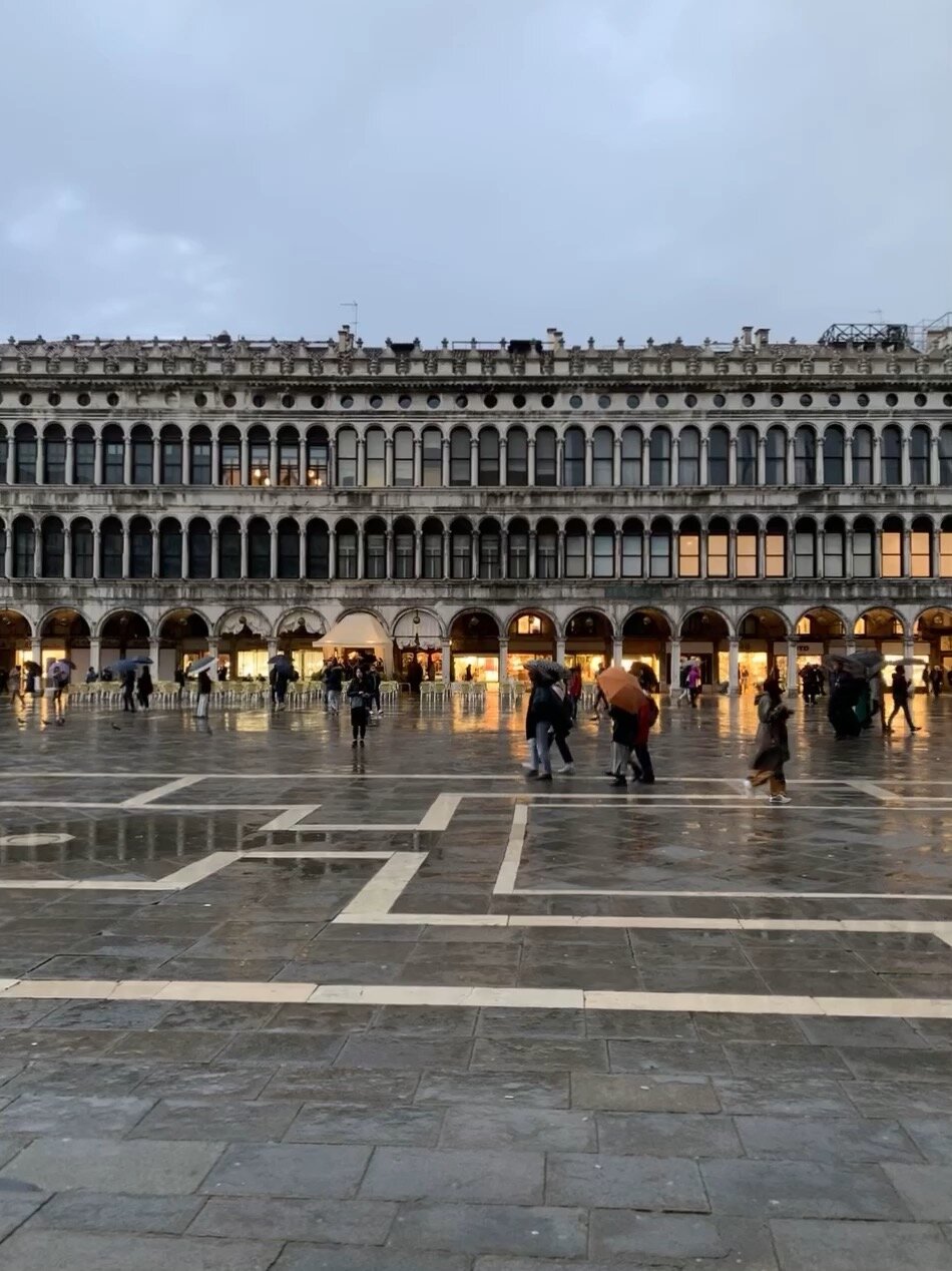 The lights come on in St. Mark's | EAT.PRAY.MOVE Retreats | Venice, Italy 