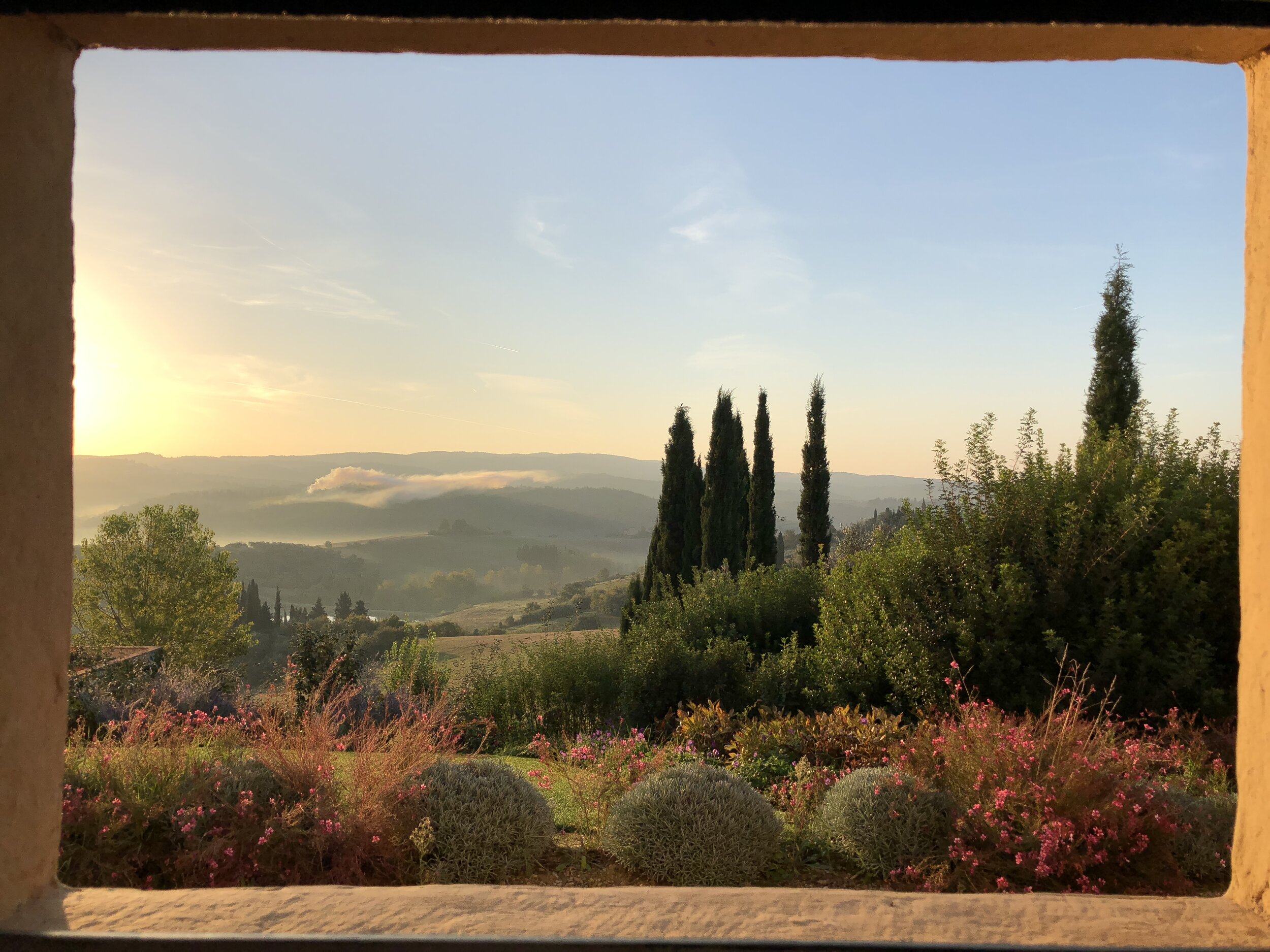 A view out the window | EAT.PRAY.MOVE Retreats | Chianti, Italy 