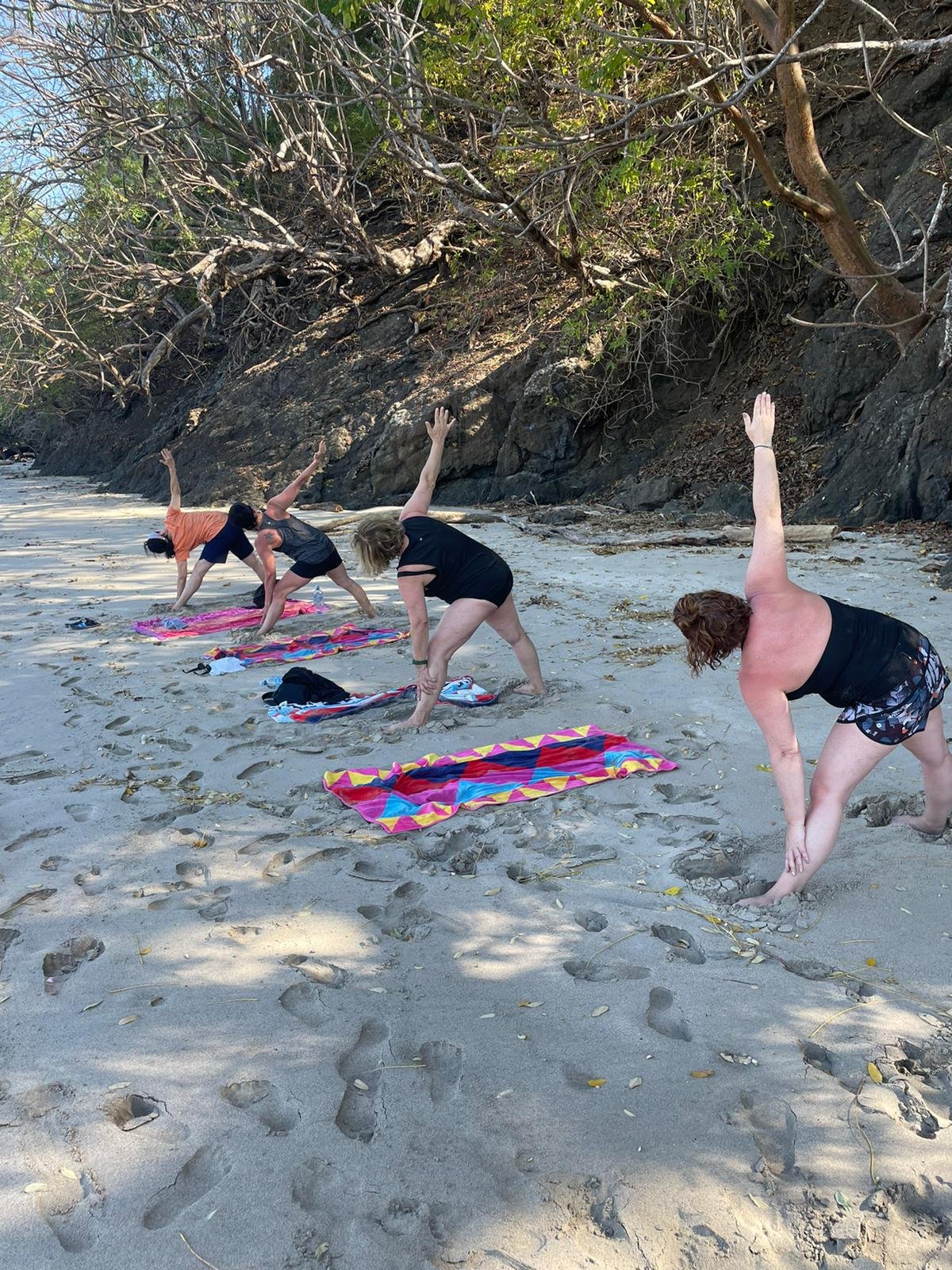 Yoga on Costa Rican beaches