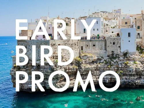 PUGLIA, ITALY \ WELLNESS + CUISINE + CULTURE \ SEP 22-27, 2027