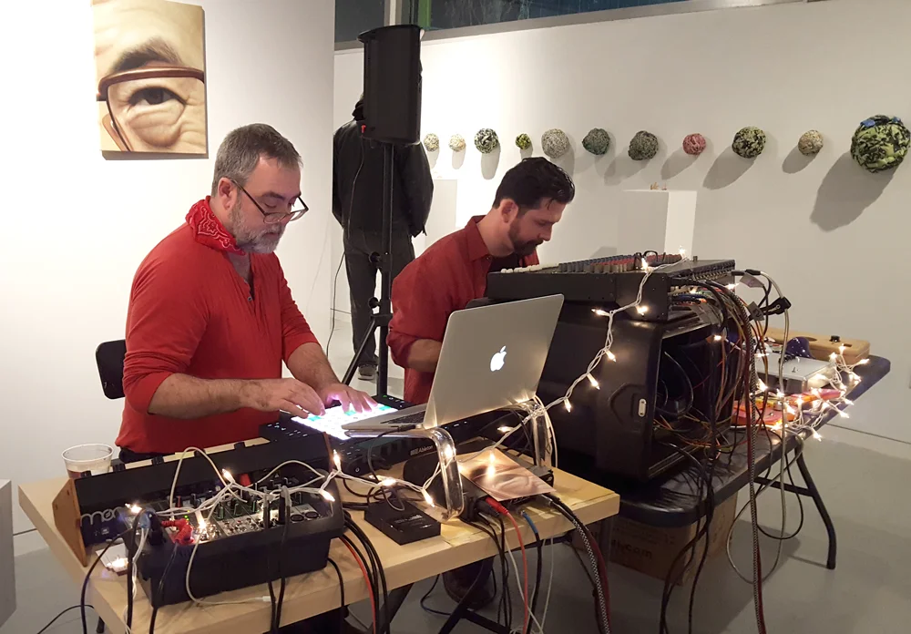 (l-r) Tony Saunders and Chris Kaczmarek