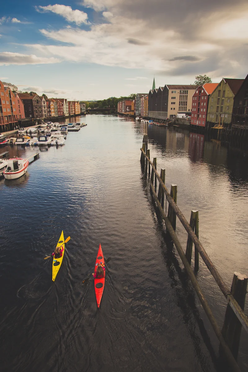 Trondheim quayside