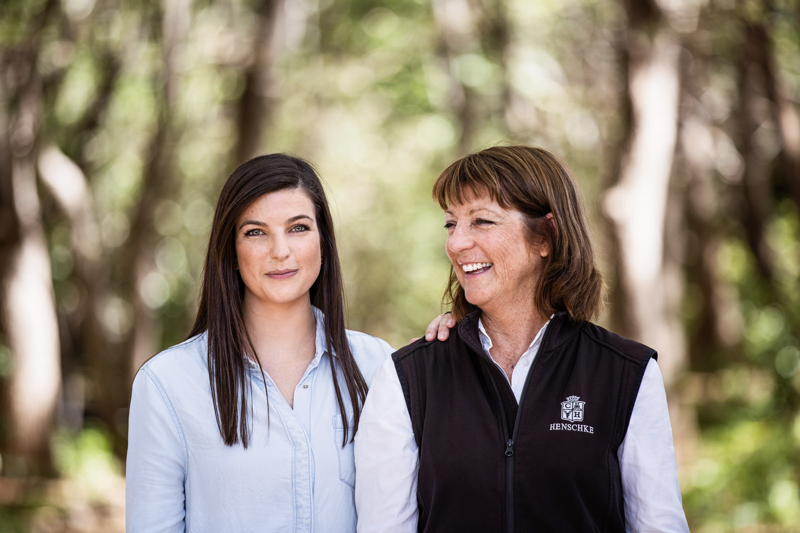 Justine and Prue Henschke: photo credit Wine Australia