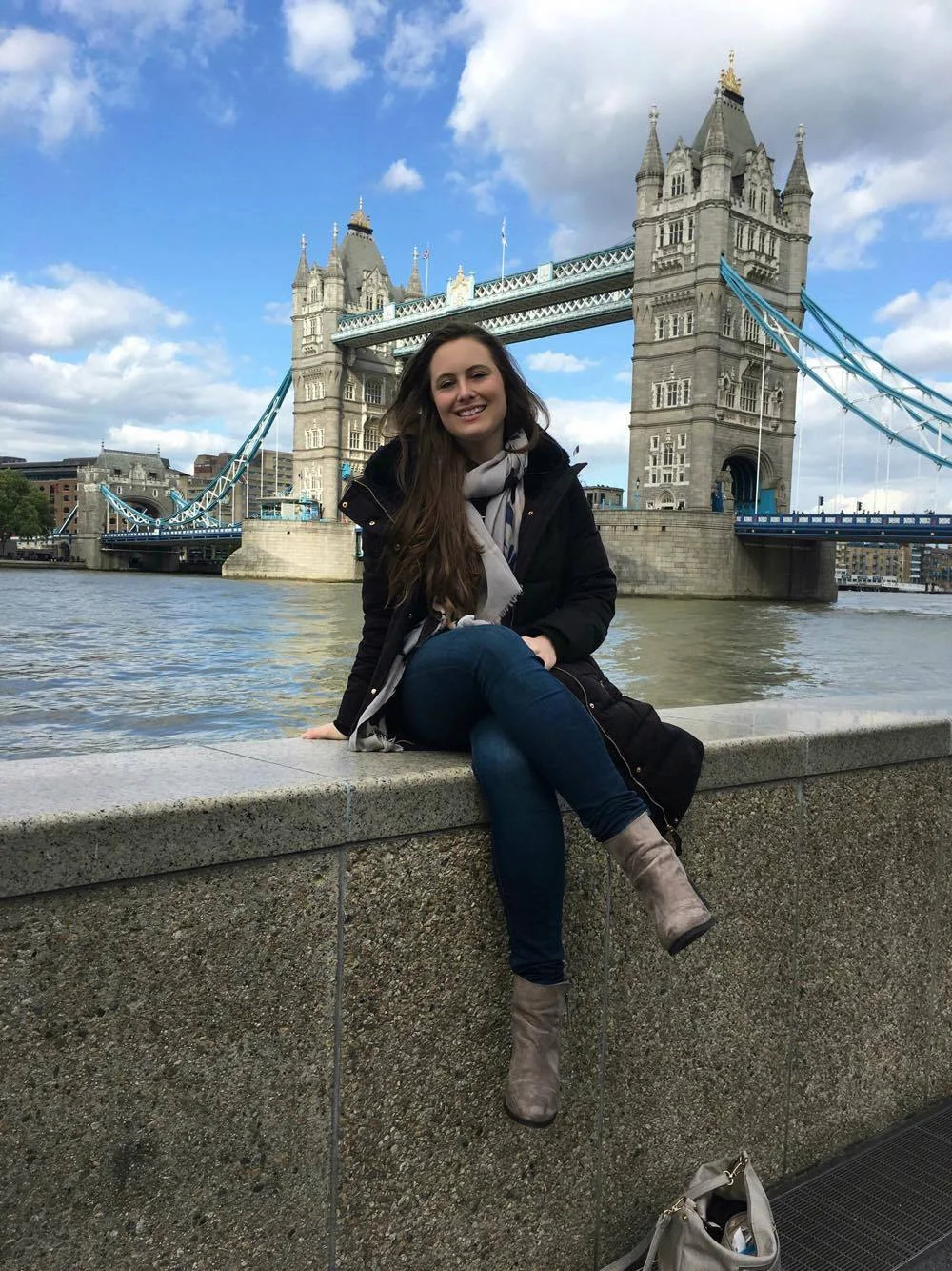 Courtney Ireland by Tower Bridge 