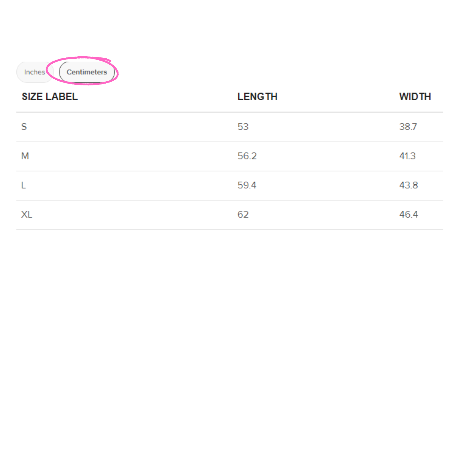 Size - Bella Canvas 3001Y YOUTH T (cm).png