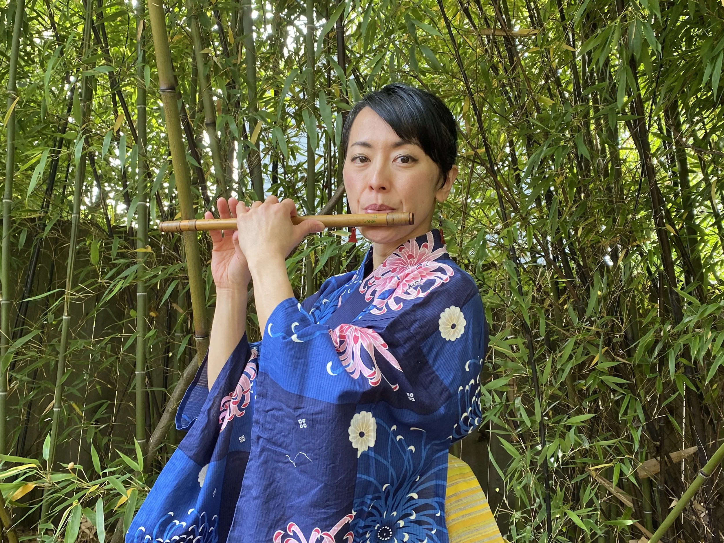 [Yumi Solo/Shinobue Workshop] for Portland Japanese Garden Volunteers