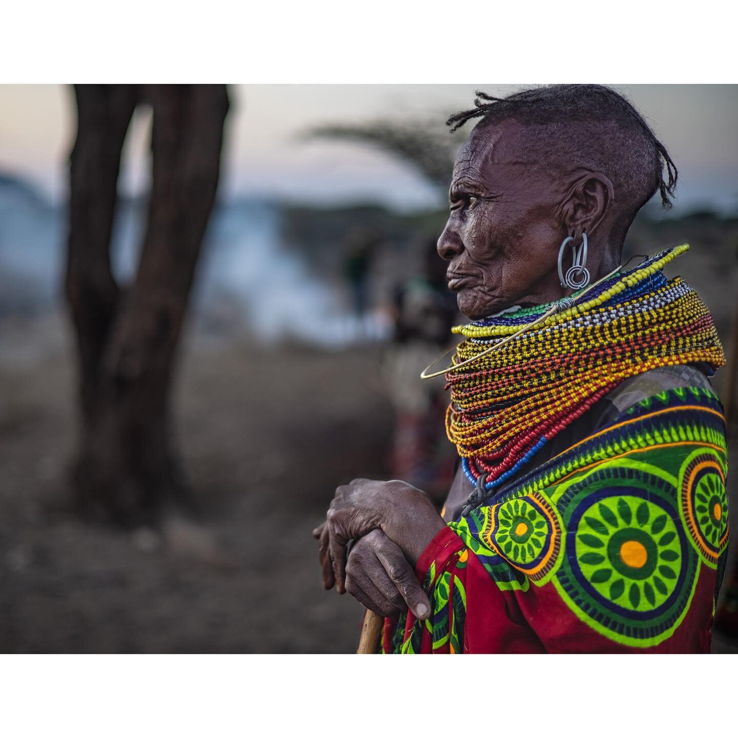 Mama Ngetai (which means &ldquo;someone who loves the livestock&rdquo;) watches as the village sacrifices a sheep to Akuj, the Turkana god of all things living &amp; dead. The village is facing one of the driest times in memory &amp; the hope for the