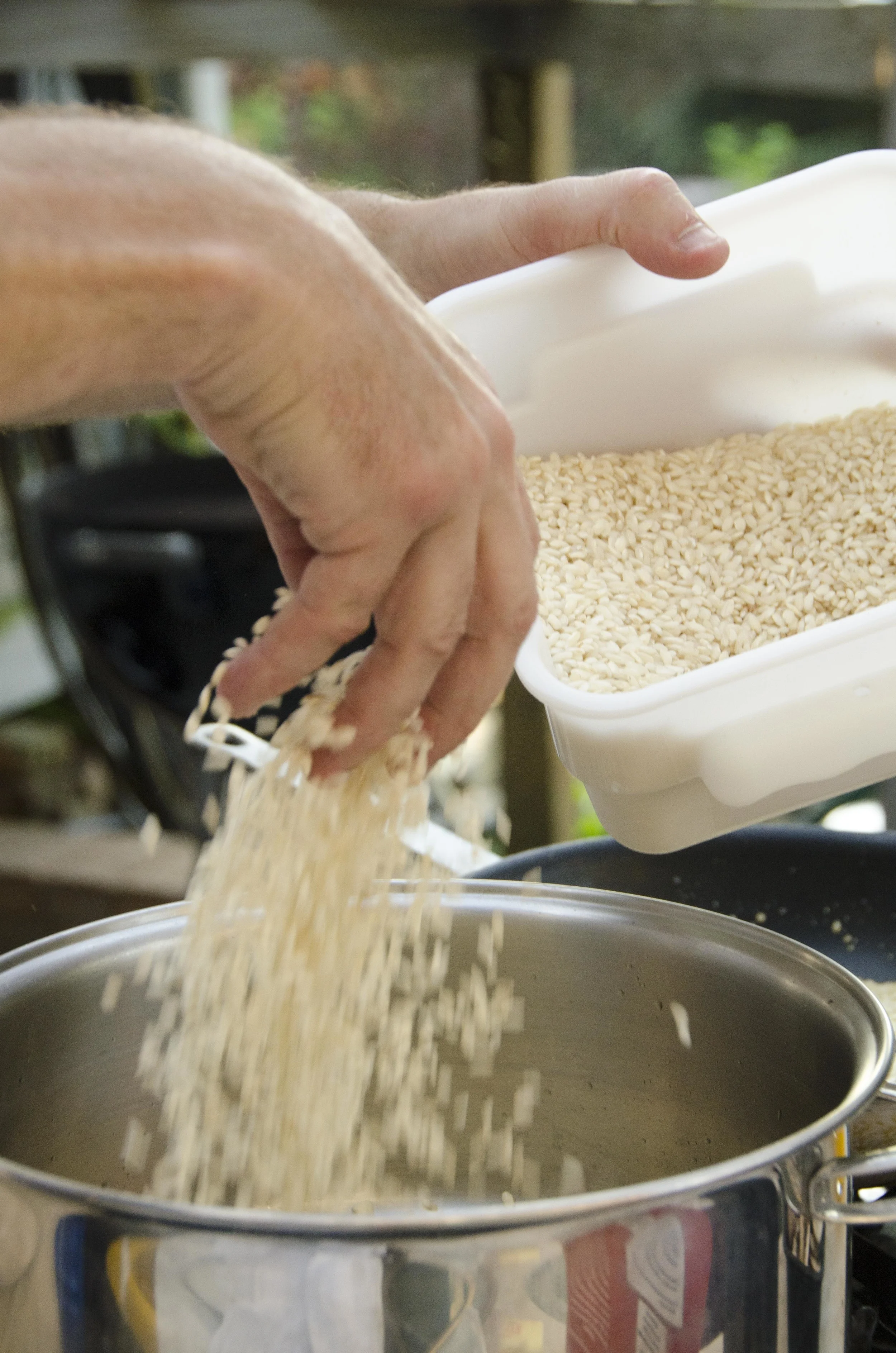  Risotto imported from organic artisan suppliers 