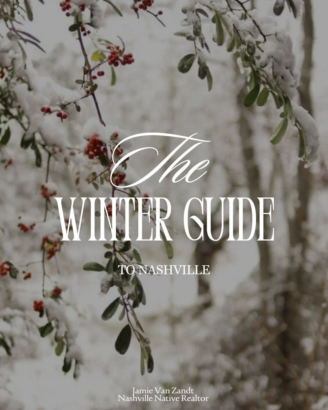 ❄️ Winter in Nashville ❄️

Cozy spots, local favorites, and that slower, quieter pace that makes this season really special.
We pulled together our Winter Guide with places we enjoy, easy weekend ideas, and little pockets of winter magic around the c