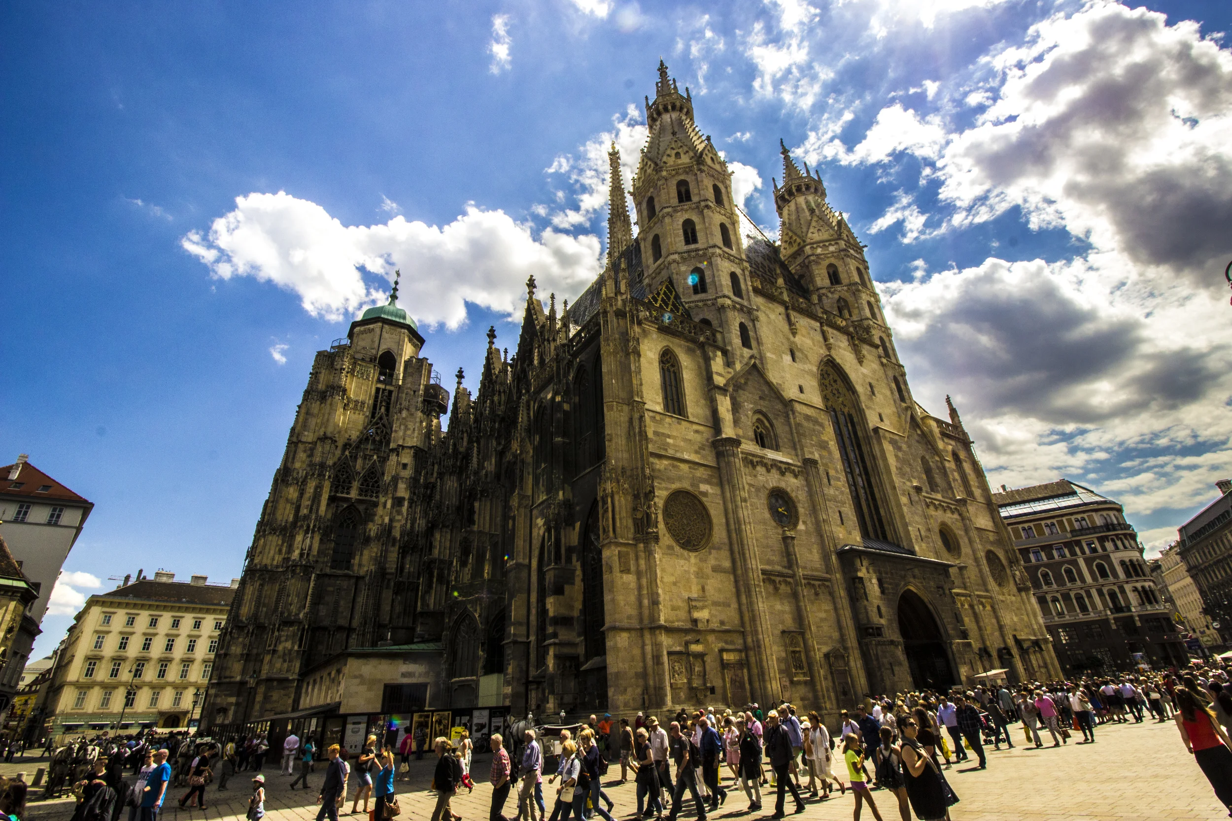 Stephansdom in Wien, Austria.