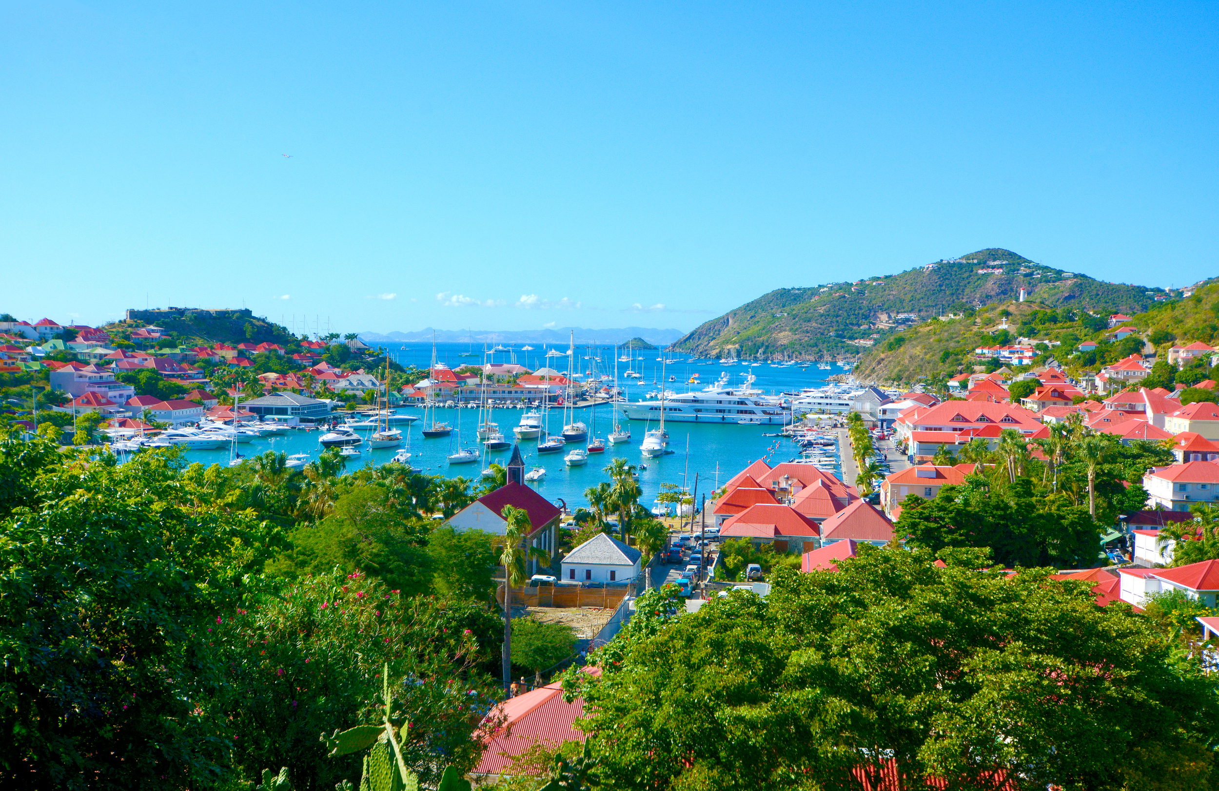 // Gustavia →<p>The picturesque capital of St. Barths, Gustavia's French culture and elegance make it the Paris of the Caribbean.</p>
