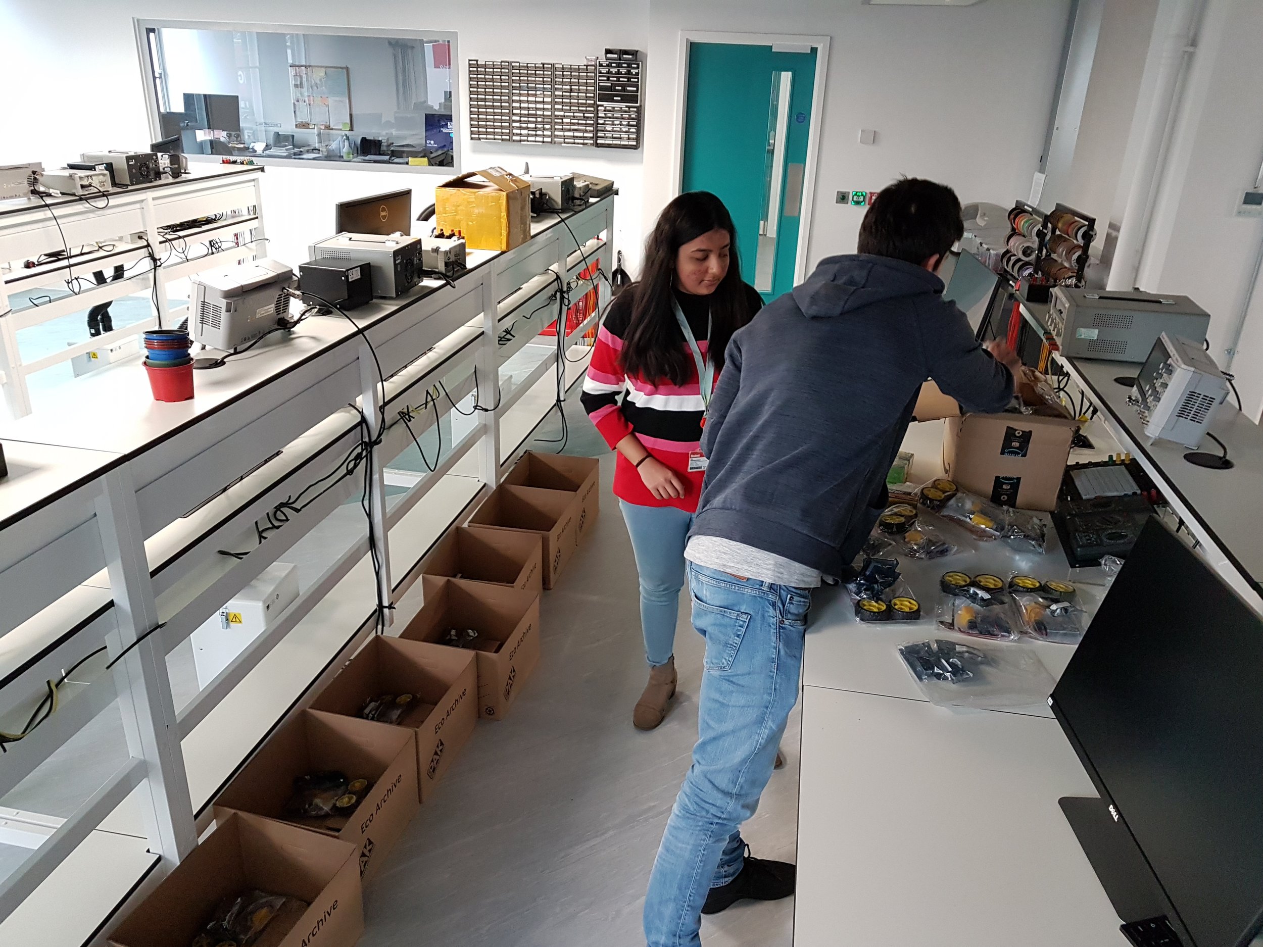 Packing up all of the kits