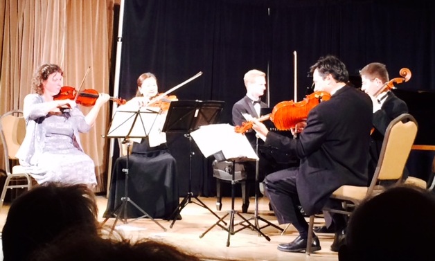 Left to right: Robin Sharp, Julie Kim, Russell Hancock, Daniel Cher, Michel Flexer