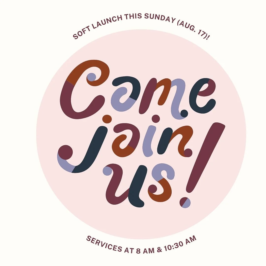 REMINDER!! We are starting our TWO SERVICES THIS SUNDAY! We will NOT have children&rsquo;s classes (this week only) at 8 am. 

We can&rsquo;t wait to see you! 💜