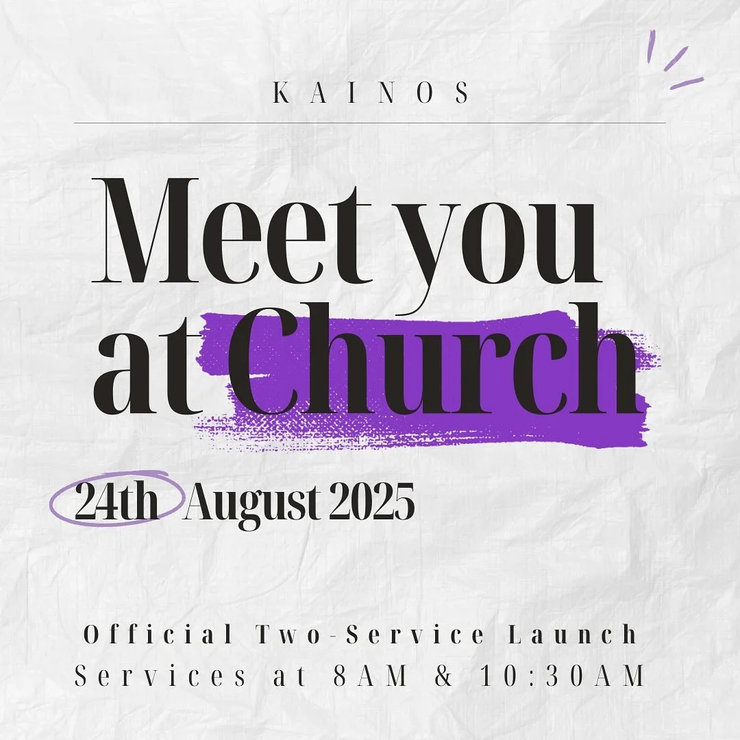 This Sunday (8/24) is our OFFICIAL Two-Service launch! Services will be at 8AM &amp; 10:30AM!! We had some really great people at both services last week (swipe to see the beautiful faces), and we would love for you to join us again!