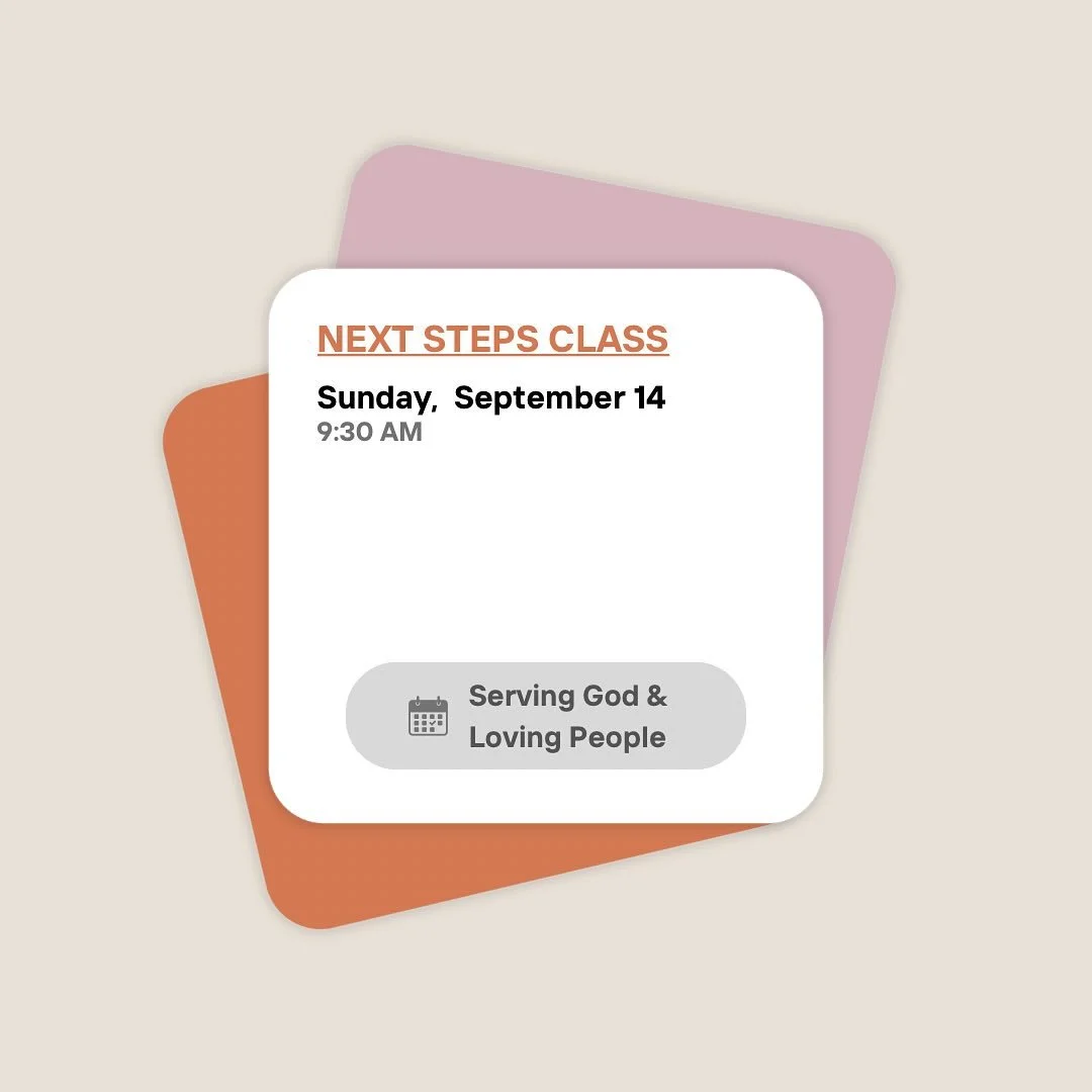 This Sunday our Next Steps Class is starting back! If you are new to Kainos or haven&rsquo;t been apart of these classes yet, we would love for you to join. We will meet for the next four weeks to dive into WHO Kainos is, WHAT we believe, and HOW we 