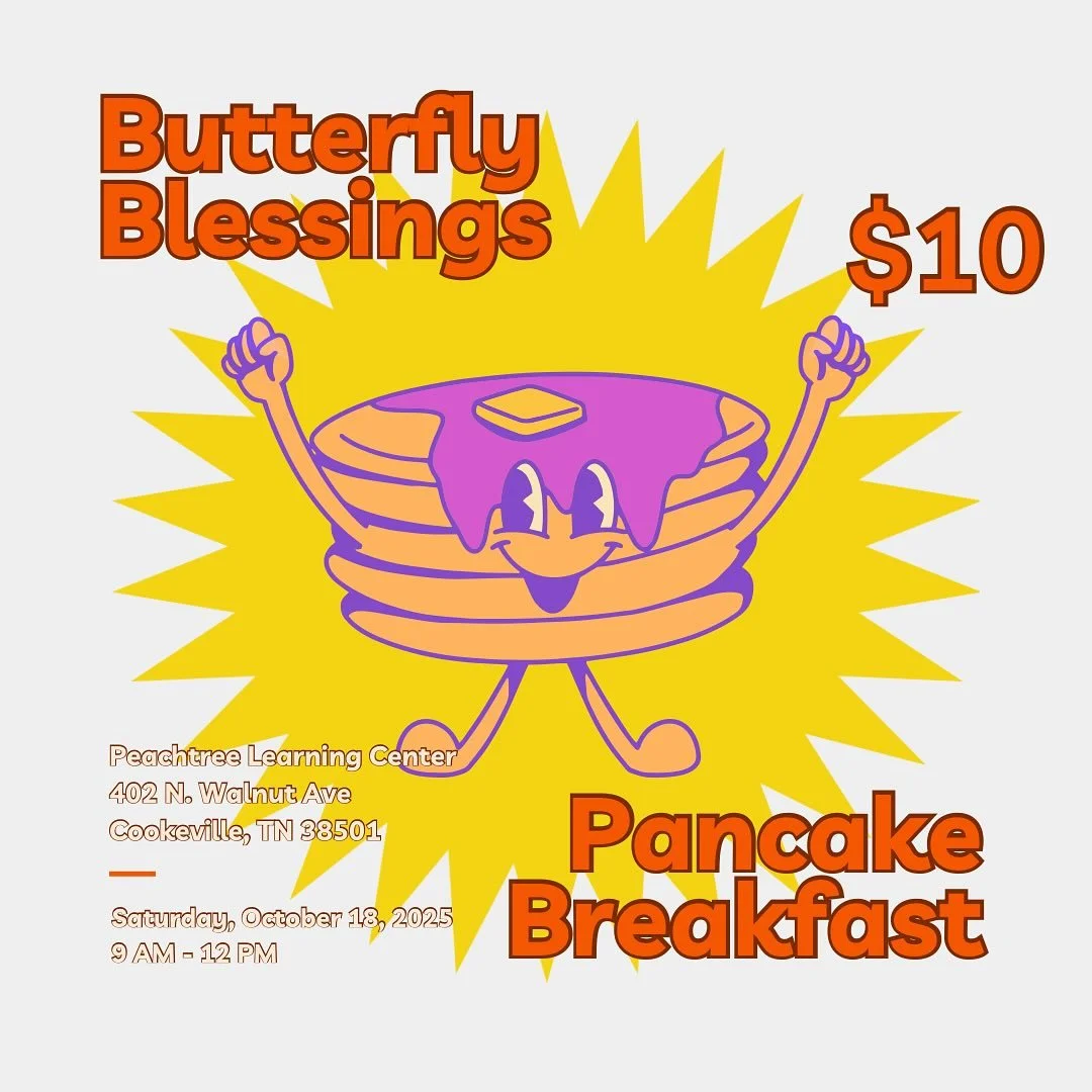 Butterfly Blessings Pancake Breakfast 🦋🥞 THIS Saturday (10/18) from 9 AM - 12 PM

Enjoy a warm stack of pancakes while giving back to families in need. Your $10 plate helps bring Christmas JOY to children in our community. 

Come hungry. Leave happ