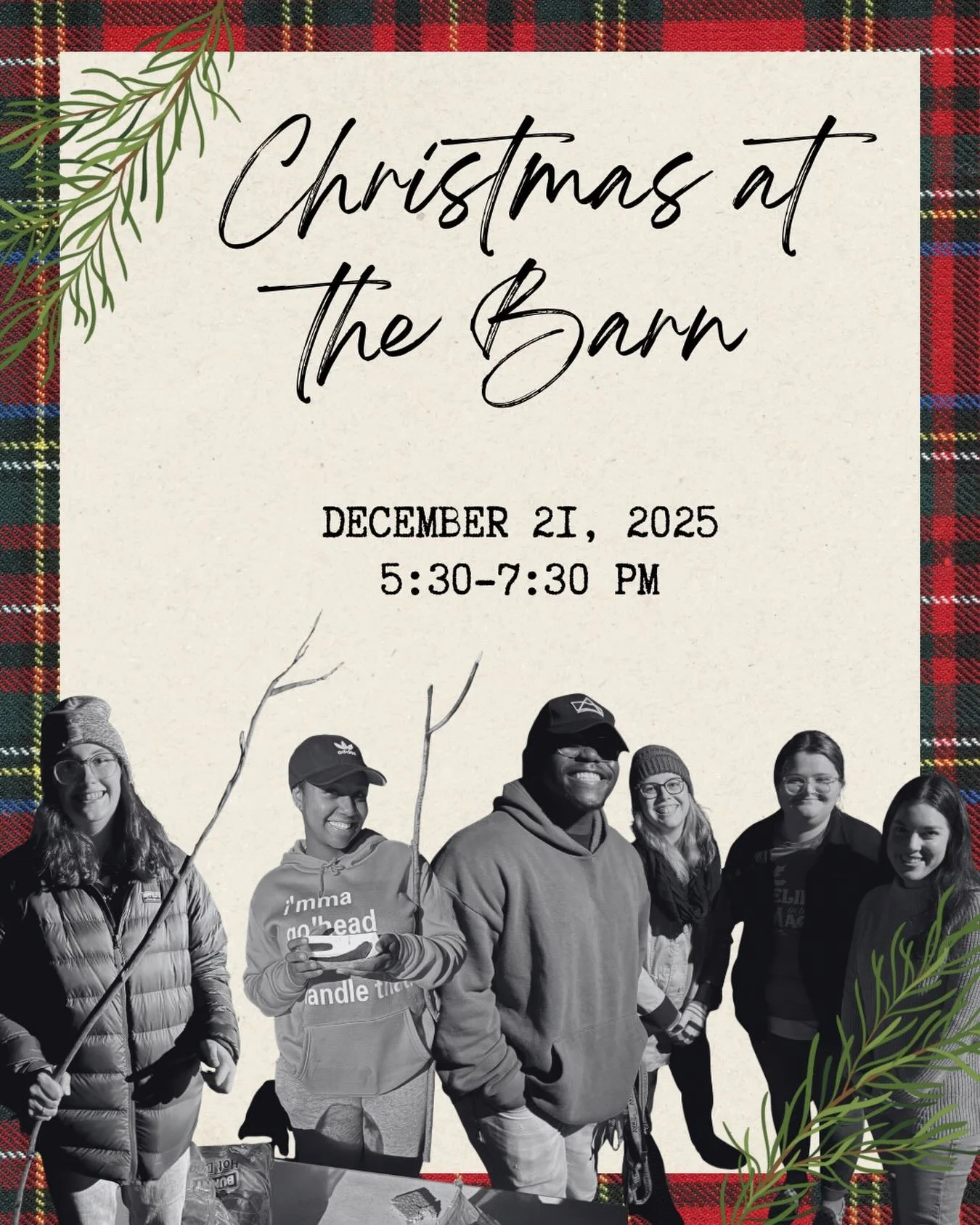 Join us as we come together in a simple setting, similar to where Jesus was born, and reflect on his birth in preparation for Christmas.

We will gather from 5:30 - 7:30 pm for this short service in the barn, and have time to connect with hot drinks 