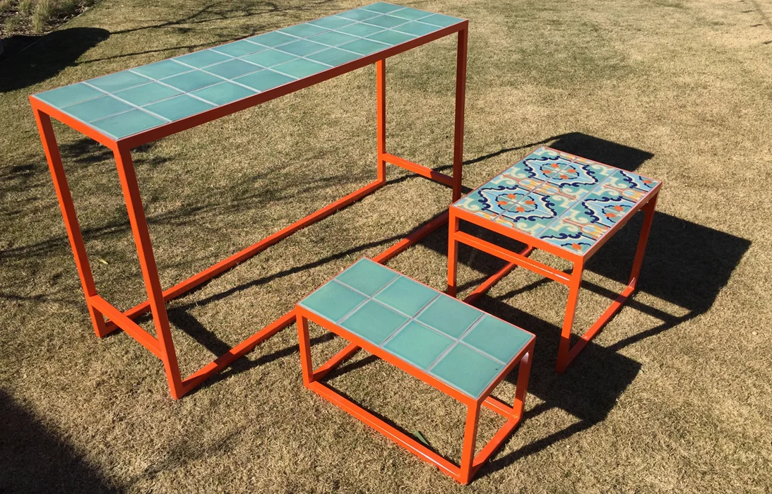 Steel + Tile Tables