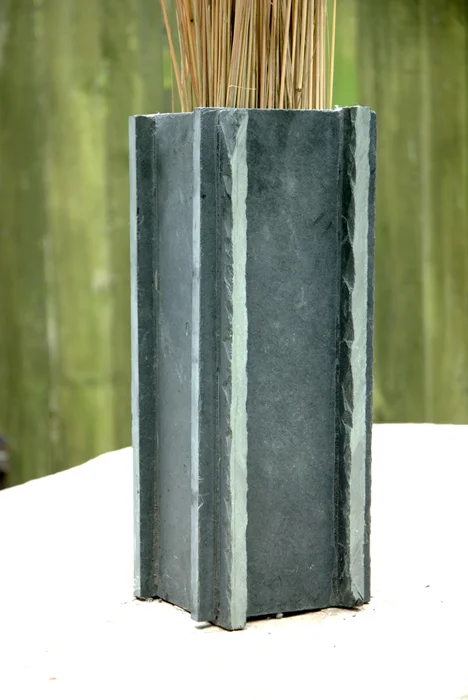 Cut Stone Vase