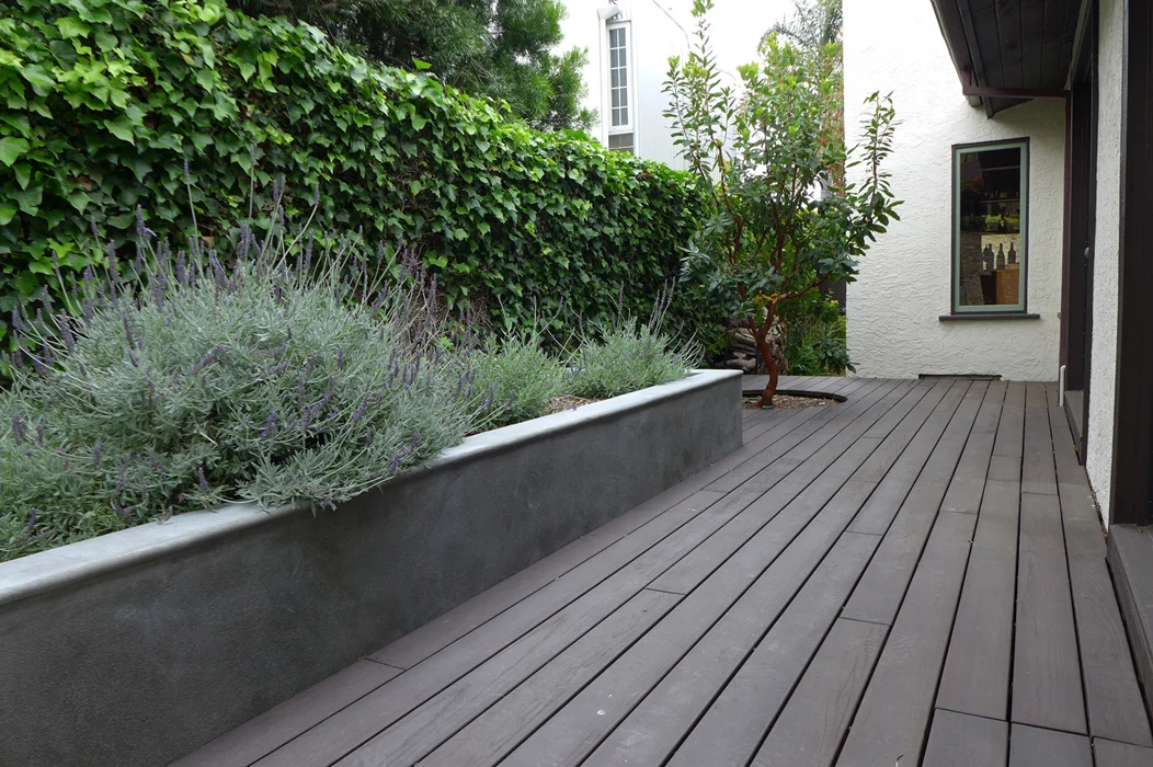 Raised Planter + Deck