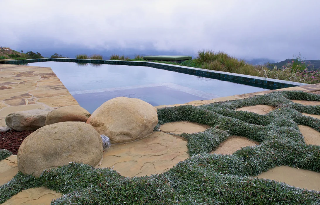 Custom Pool + Hardscape