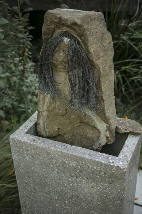 Carved Stone Fountain
