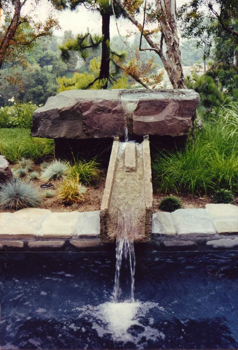 Carved Boulder Pool Spillway