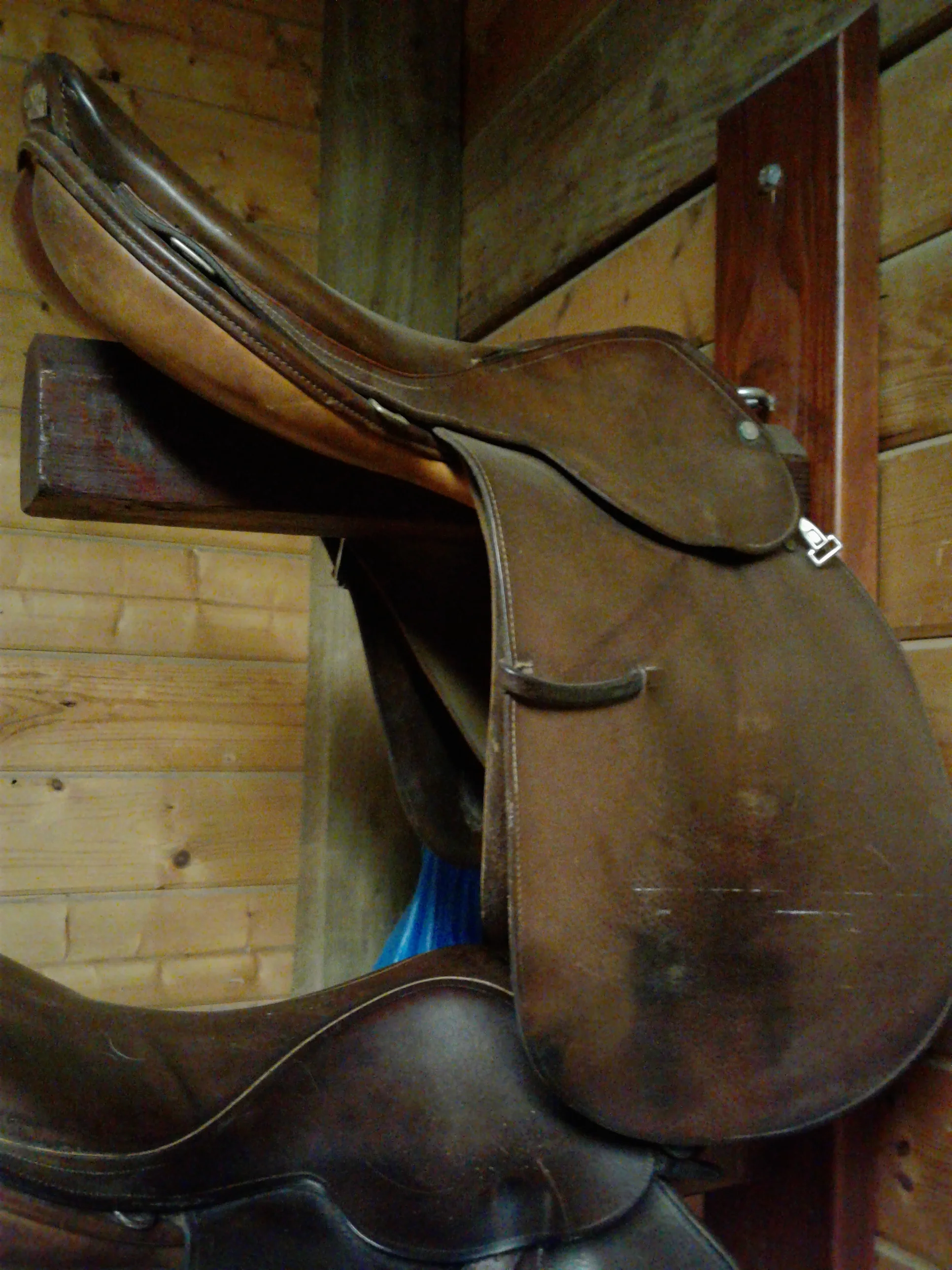 Saddles in need of TLC during storage
